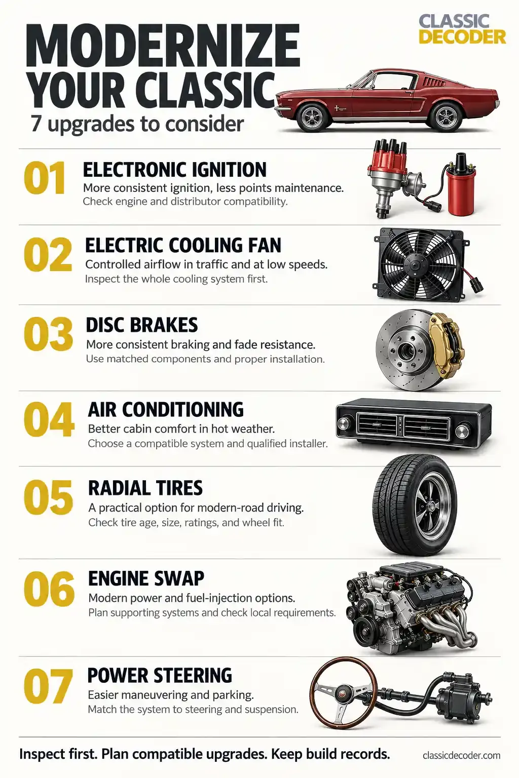 modernizing classic cars