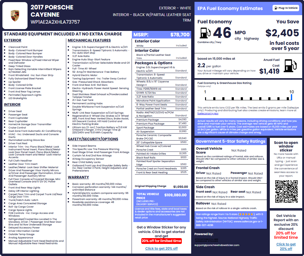 porschewindowsticker